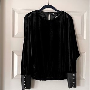 Zara crystal velvet dress top ,  velvet top ,winter top